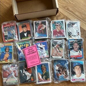 NIB Vintage Baseball Trading Cards Collection